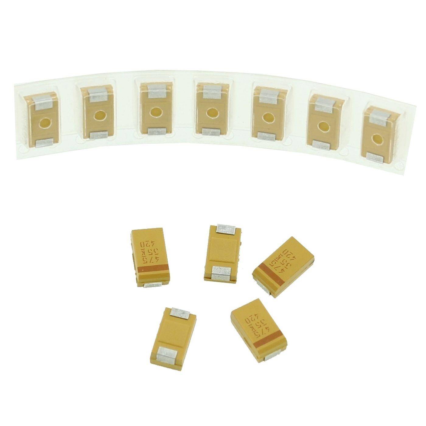 Tantal Kondensator SMD D 4,7µF 35V 125°C 7,3x4,3mm Kemet T491D475K035AS 4,7uF
