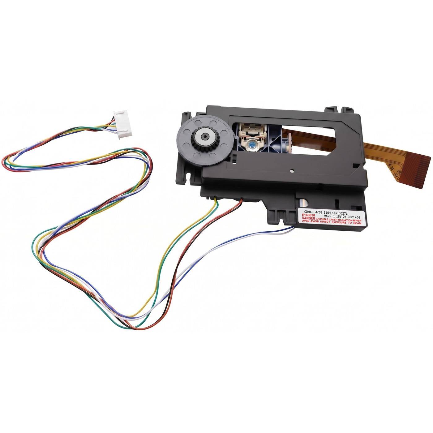 Laser unit CDM12.4 + Mechanics | Use for CD players from many manufacturers | Suitable for CD-DA, CD-ROM and CD-RW