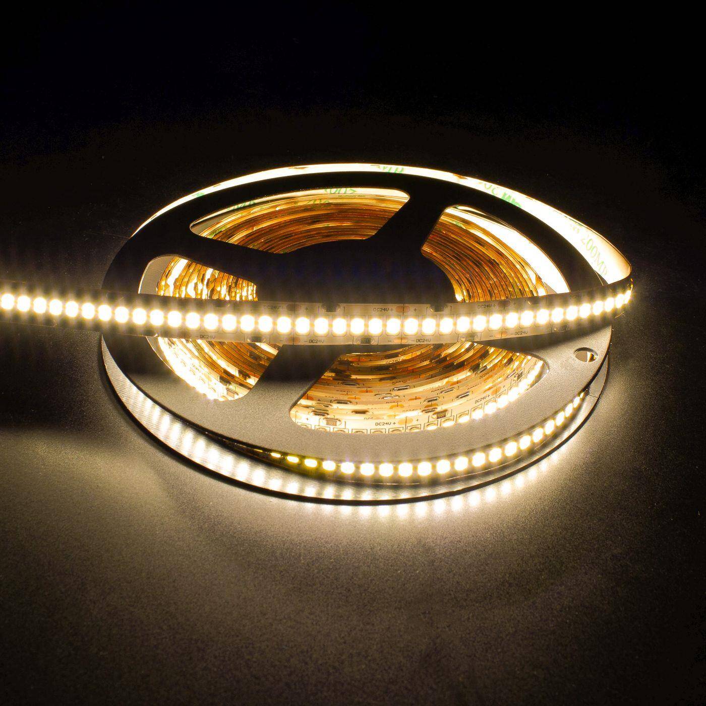 5m (500cm) LED Strip Tape Bar 24V Warm White 3000K IP20 1200LEDs 240LED/m SMD2835