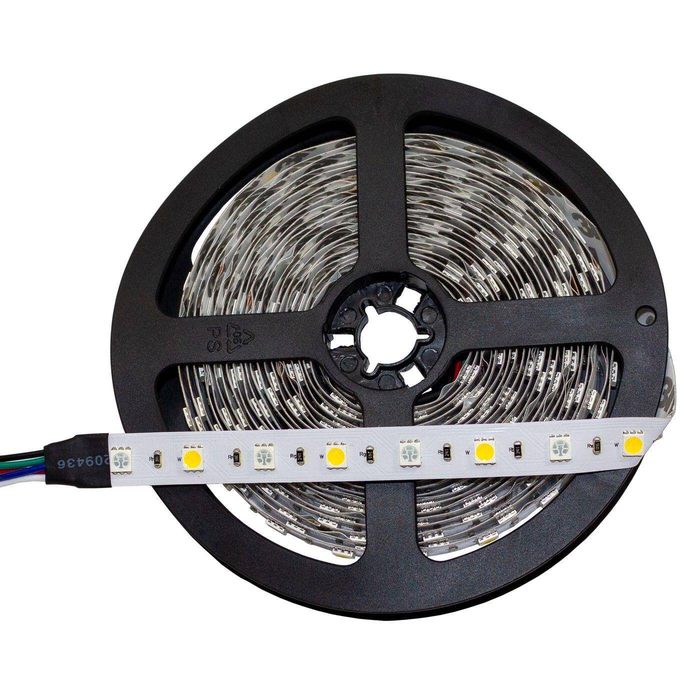 5m (500cm) RGBW 6000K LED Streifen Band Leiste 24V IP20 300LEDs 60LED/m SMD5050