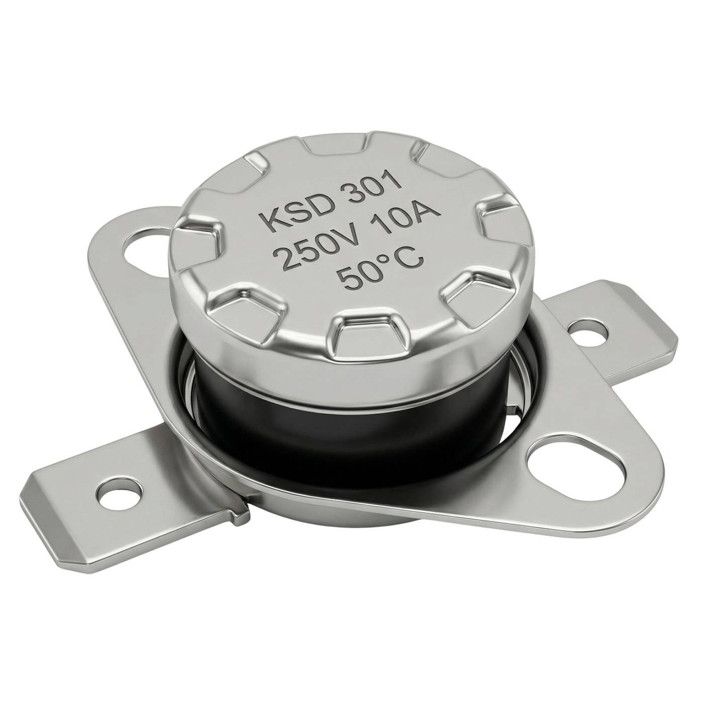 Thermoschalter 50°C Schließer 250V 10A Temperaturschalter Thermostat KSD301 Bimetall Thermoschutz