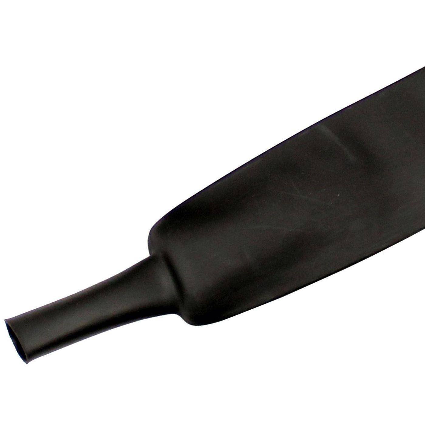 1m Heat shrink tubing 2:1 38,1 -> 19,1mm Black Flexible