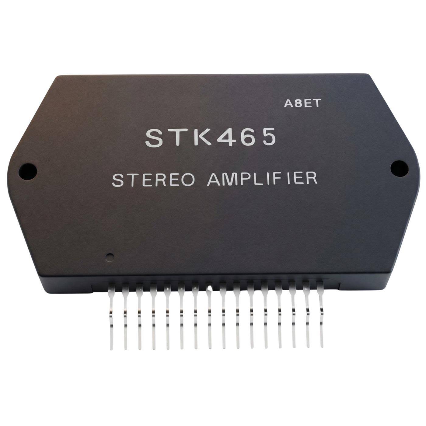 Hybrid IC STK465 80x45mm Stereo Power amplifier