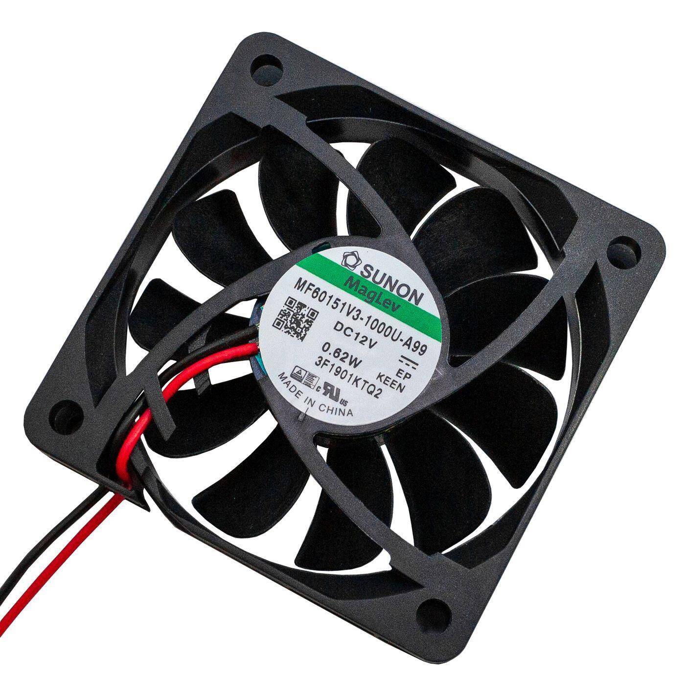 Fan 12V DC 0,58W 60x60x15mm 29,9m³/h 3000U/Min 29,9m³/h Sunon MF60151V31000UA99