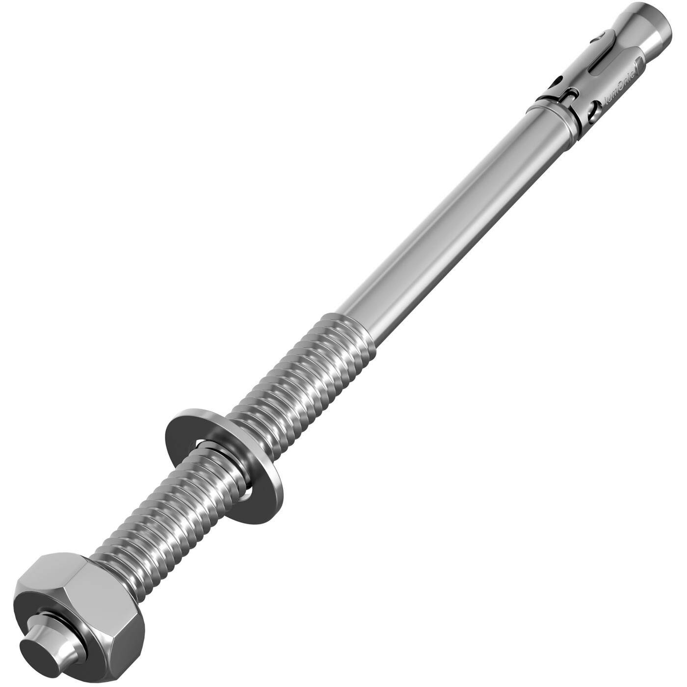 Lumonic Schwerlastdübel M10 x 170mm | hochwertige Keilanker verzinkt | Durchsteckmontage, SOFORT BELASTBAR | Betonanker, Schwerlastanker | für Überdachungen, Geländer, Regale, Trennwände