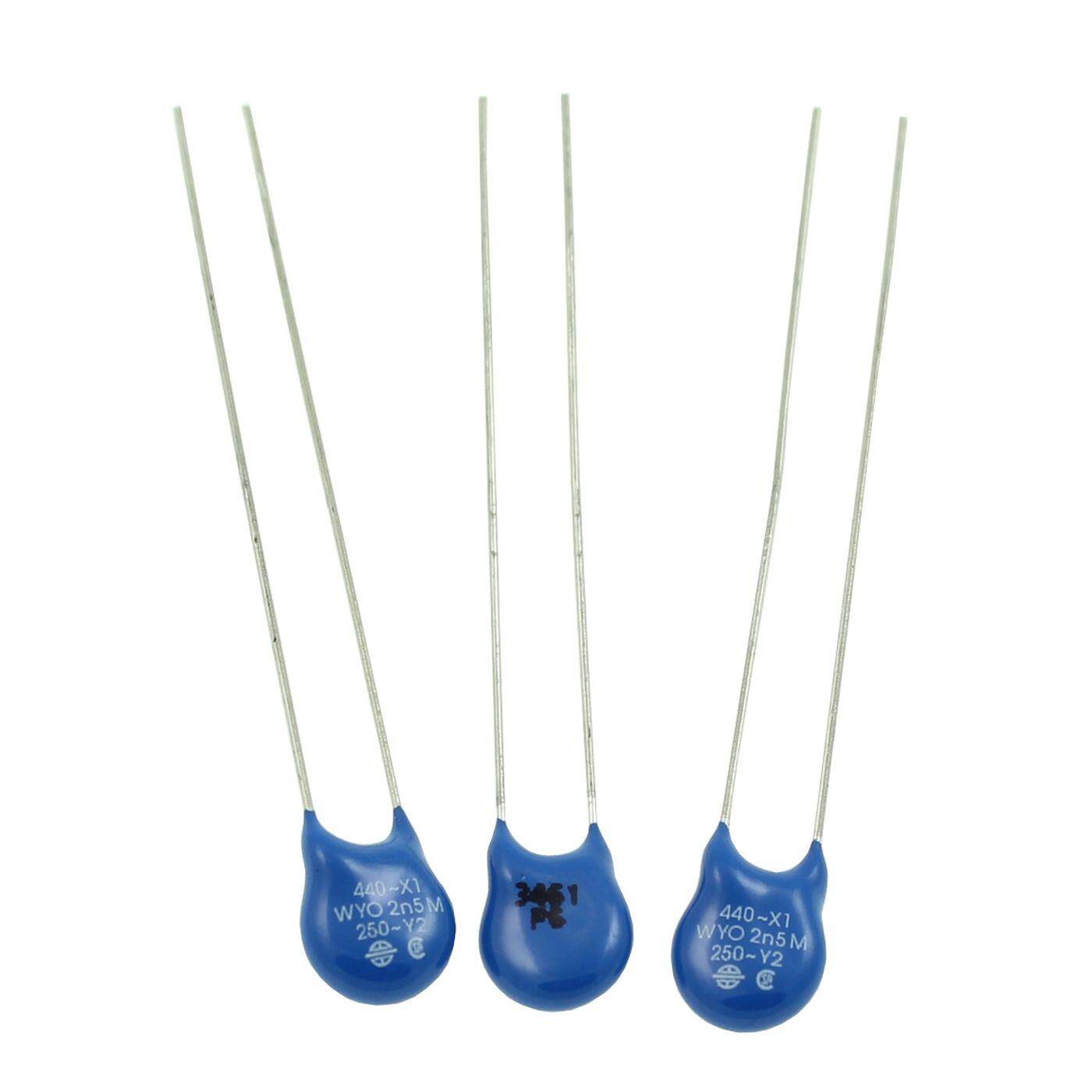 Ceramic Capacitor 2,5nF 250V AC Vishay WY0252MCMKF0K d7x7mm 2500pF