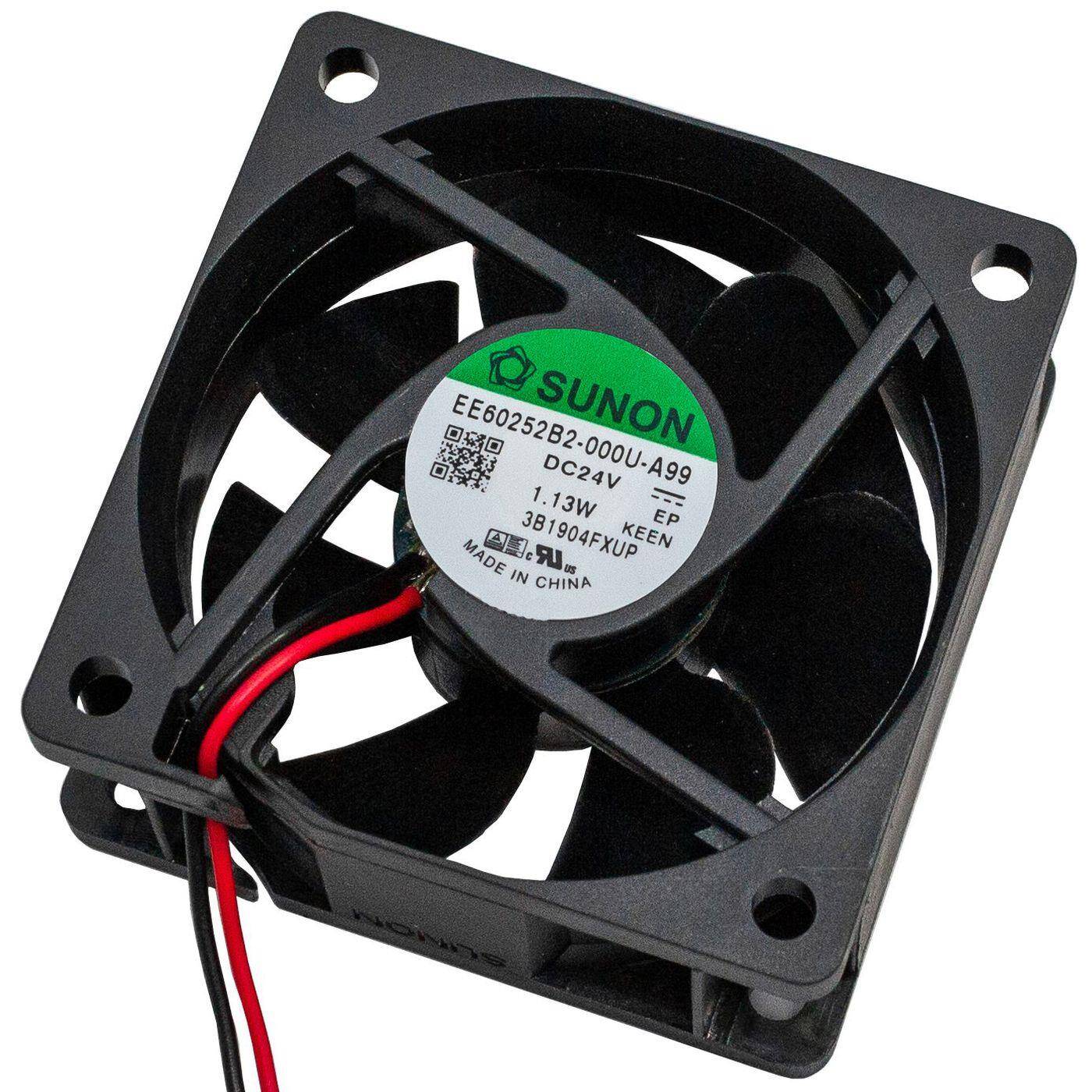 Fan 24V DC 1,13W 60x60x25mm 32,7m³/h 3800U/Min 32,7m³/h Sunon EE60252B2-A99