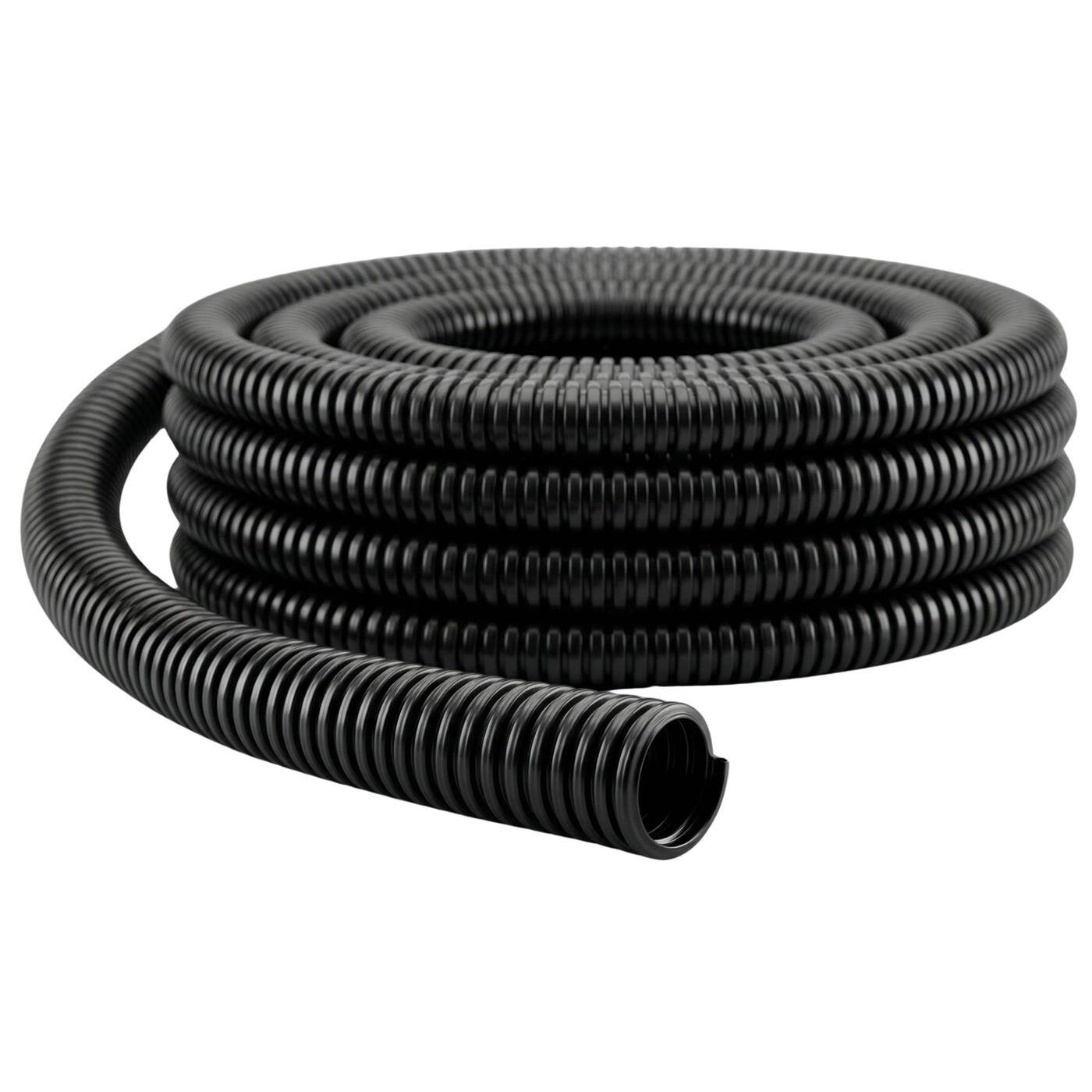 Lumonic 25m Wellrohr ungeschlitzt | Innendurchmesser 4,5mm | -40…+125°C | flammhemmendes Polypropylen | Leerrohr für Erdverlegung, Solar, Hausverkabelung, KFZ, Schaltschrank