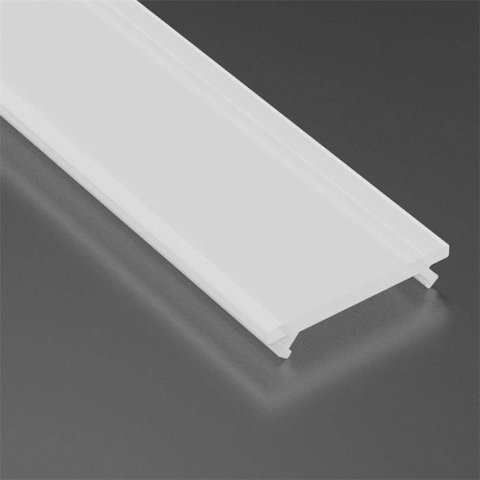 1m Abdeckung für Lumonic Typ A, B, C, H, Y, Cosmo, Reto LED Profile Kunststoff Opal Satiniert