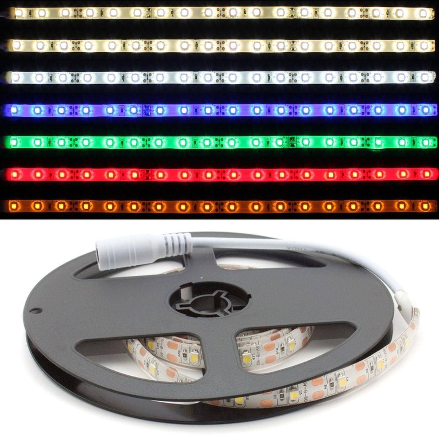 1m (100cm) LED Strip Tape Bar 5V Warm White 3000K IP65 60LEDs 60LED/m SMD3528
