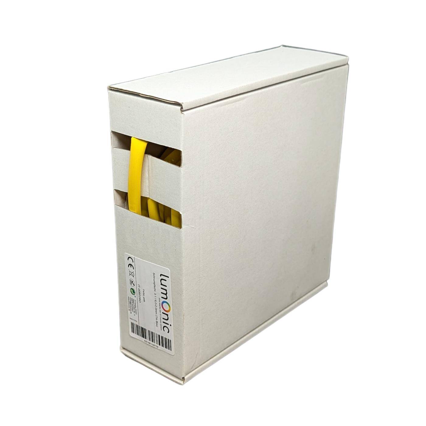 7m Schrumpfschlauch Box 3:1 6 -> 2mm Gelb