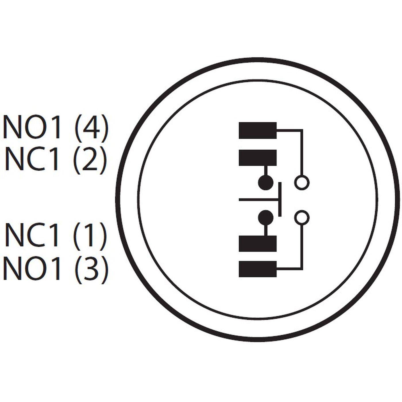 Stainless steel Pressure switch Flat Ø25mm IP65 2,8x0,5mm Pins 250V 3A Vandal-proof