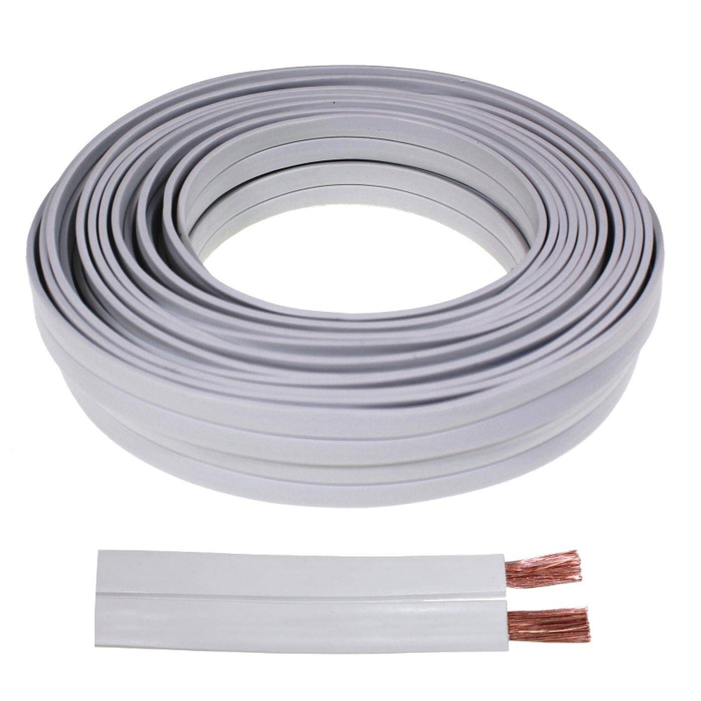10m Lautsprecherkabel 2x 4mm² Audiokabel Boxenkabel Flachkabel 3mm 10m Lautsprecherkabel 2x 4mm² Audiokabel Boxenkabel Flachkabel 3mm