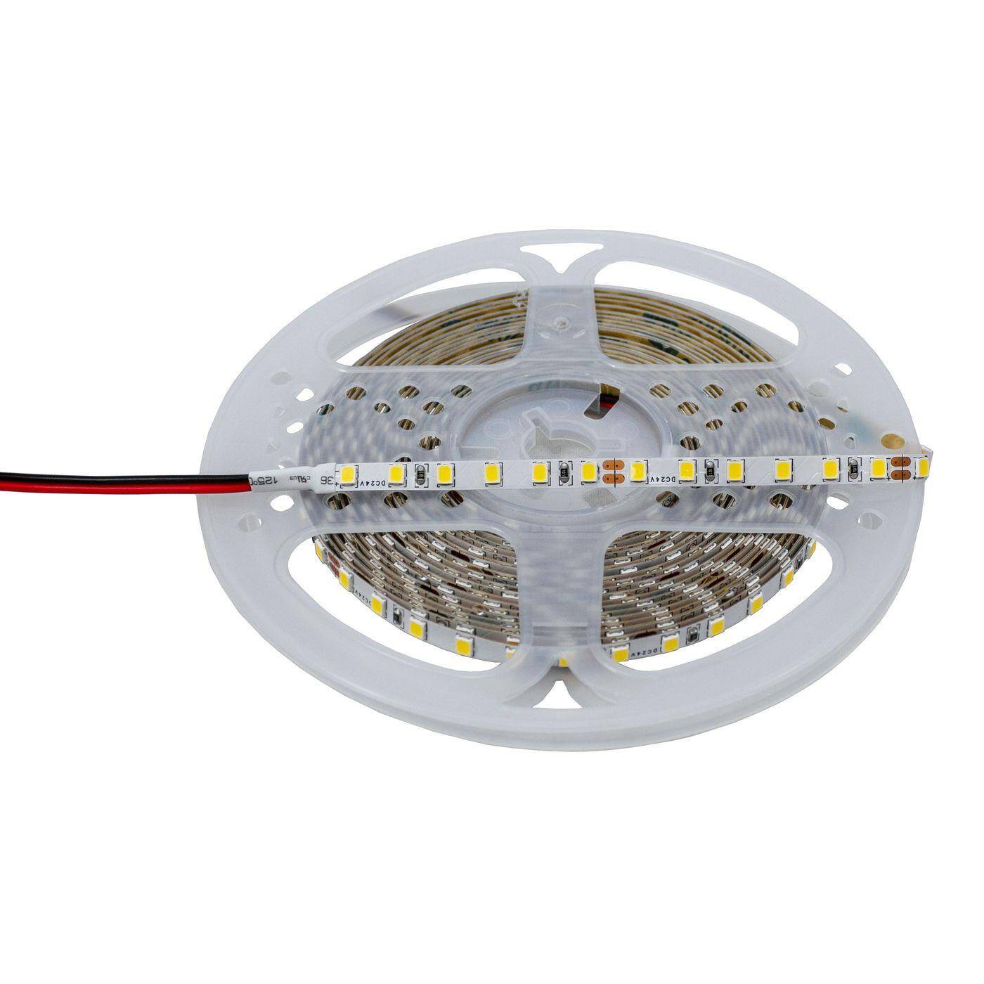 Lumonic LED Strip 5m Warm-Weiß 3000K LED Leiste 24V IP20 600LEDs 120 LED/m SMD2835 I LED Streifen I LED Stripe 500cm, LED Band, LED Lichtband