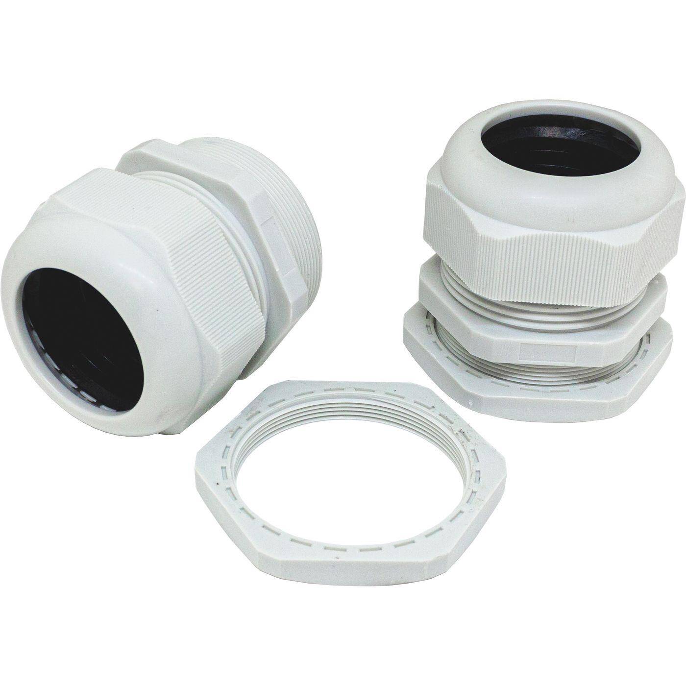 2x Kabelverschraubung M63 PG48 schwarz IP67 metrisch 37-44mm