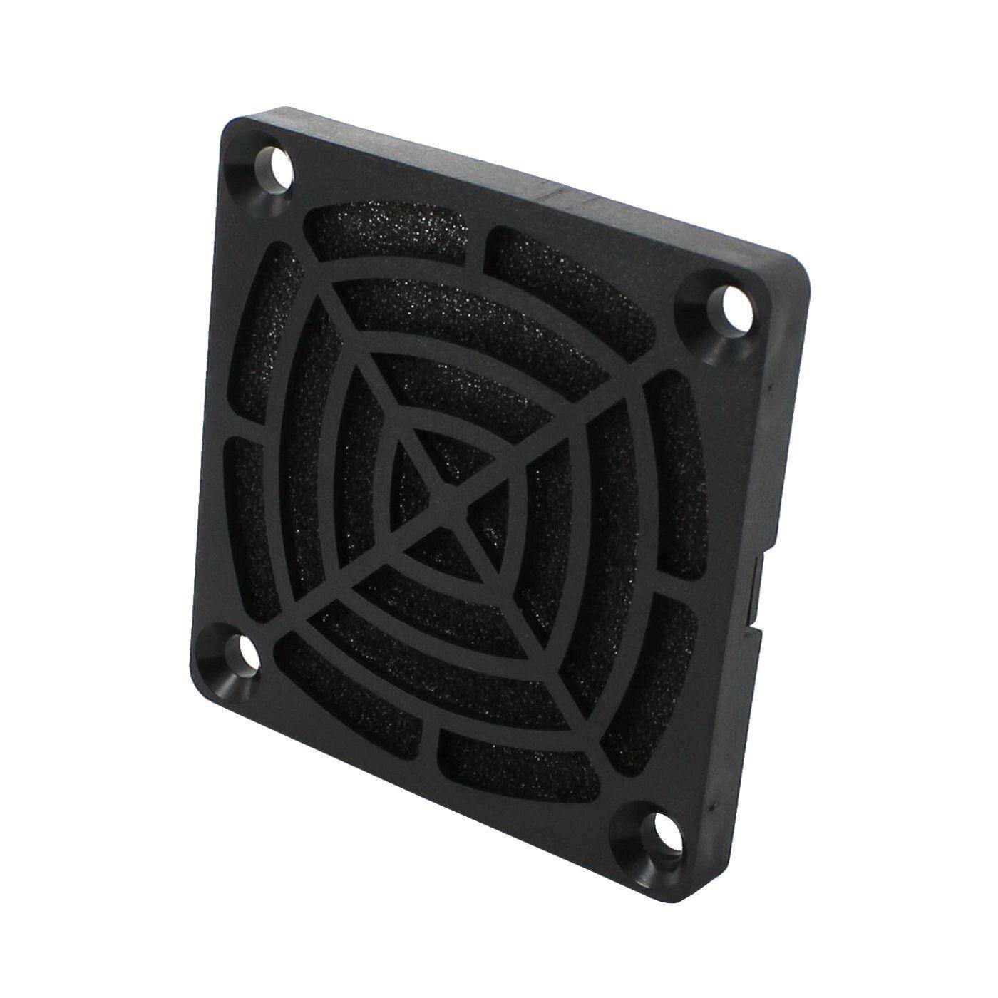 Fan grille + Dust filter 60x60mm 45ppi 3-part spin-on filter Fan grille + Dust filter 60x60mm 45ppi 3-part spin-on filter