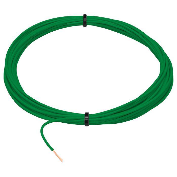 1m FLRY Fahrzeugleitung Grün 0,5mm² rund Kabel Litze KFZ Stromkabel