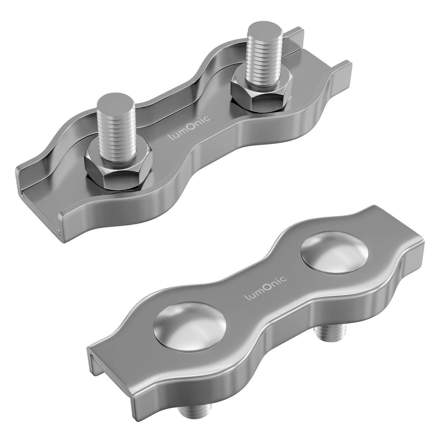 Drahtseilklemme Duplex Edelstahl V2A 304 8mm Seilklemme Drahtklemme