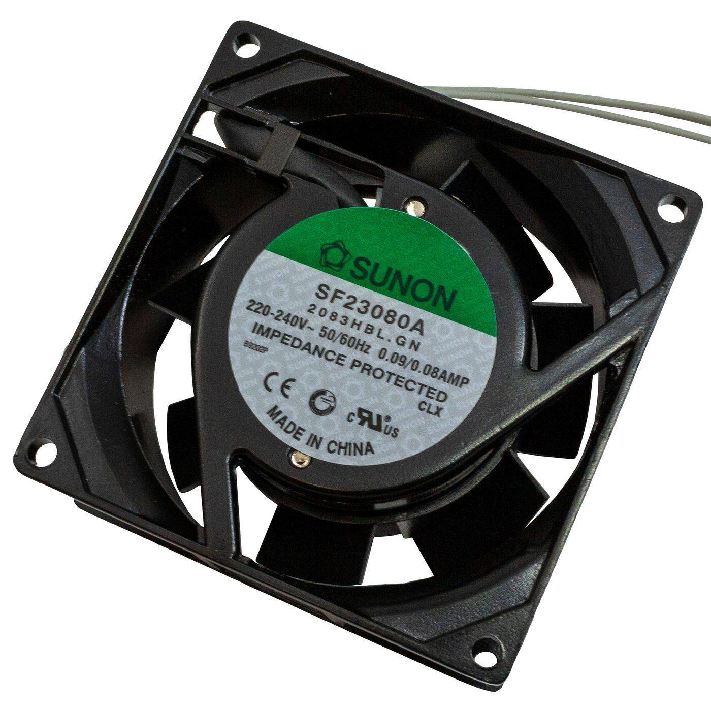 Lüfter 230V AC 14W 80x80x38mm 40,7m³/h 2400U/Min 40,7m³/h Sunon SF23080A2083HBL Lüfter 230V AC 14W 80x80x38mm 40,7m³/h 2400U/Min 40,7m³/h Sunon SF23080A2083HBL