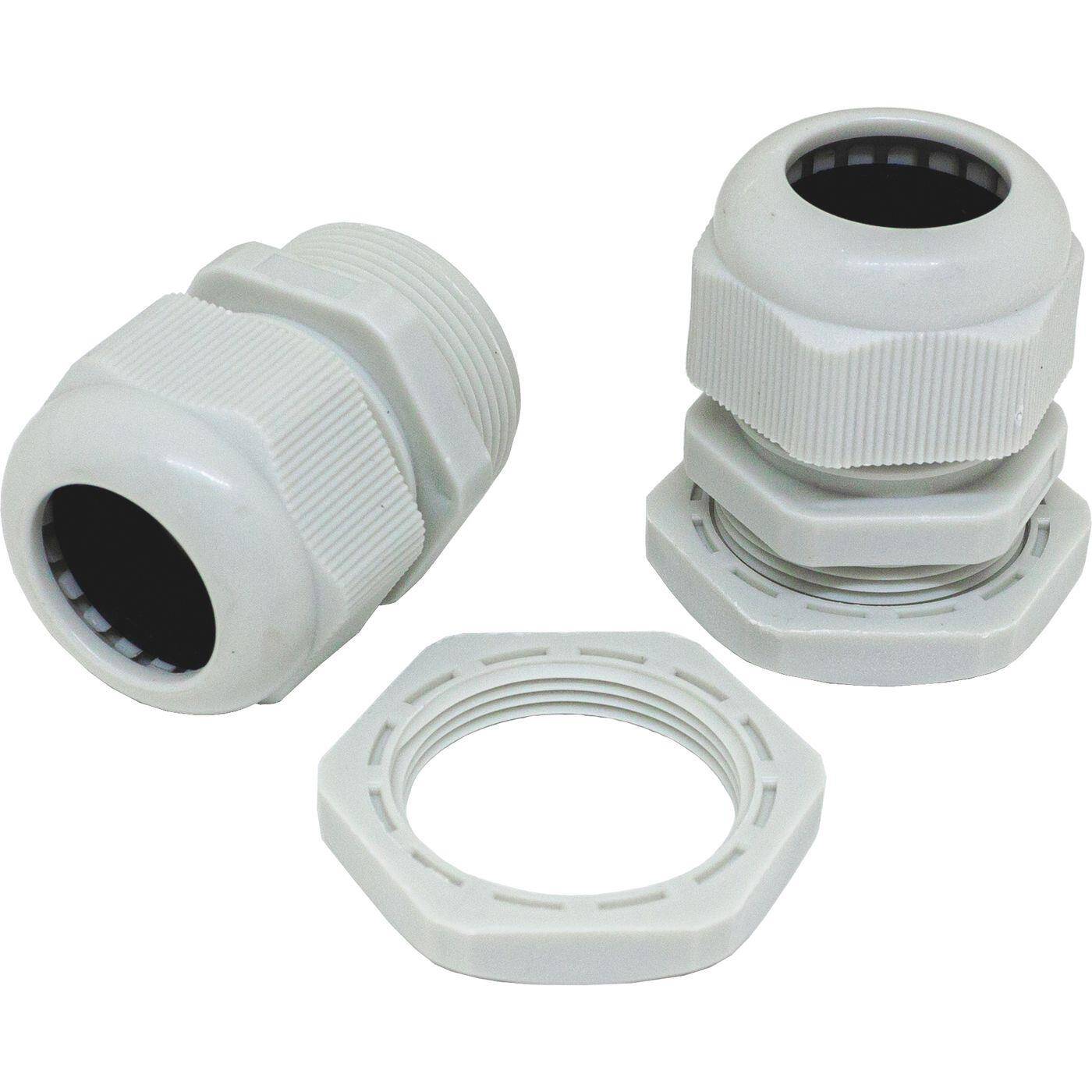 10x Kabelverschraubung M32 PG29 schwarz IP67 metrisch 16-21mm