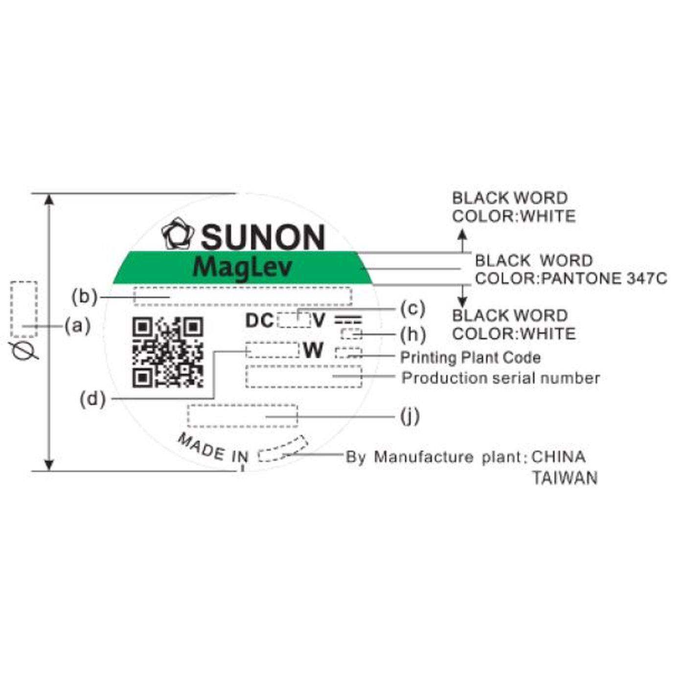 Lüfter 24V DC 0,96W 60x60x15mm 38,7m³/h 3900U/Min 38,7m³/h Sunon MF60152V21000UA99