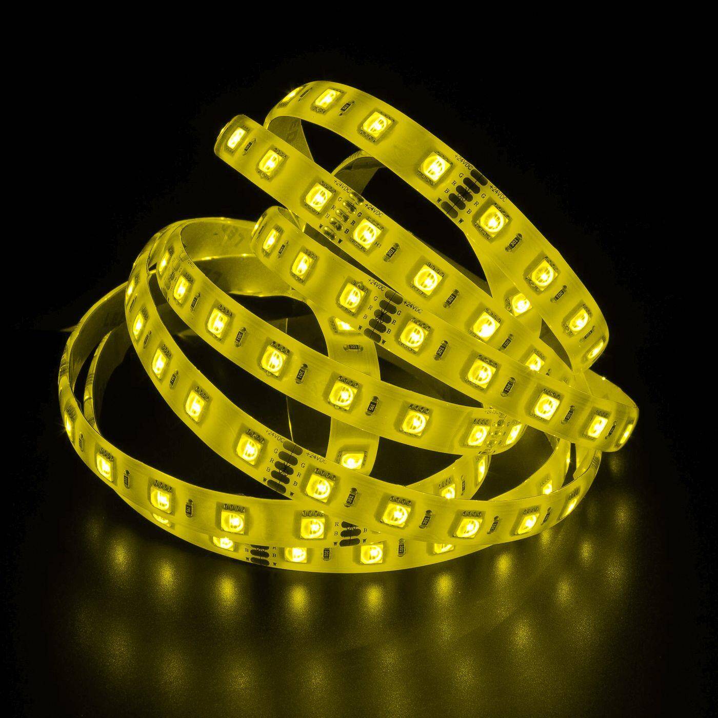 5m (500cm) RGBW 6000K 4in1 LED Streifen Band Leiste 24V IP65 300LEDs 60LED/m SMD5050