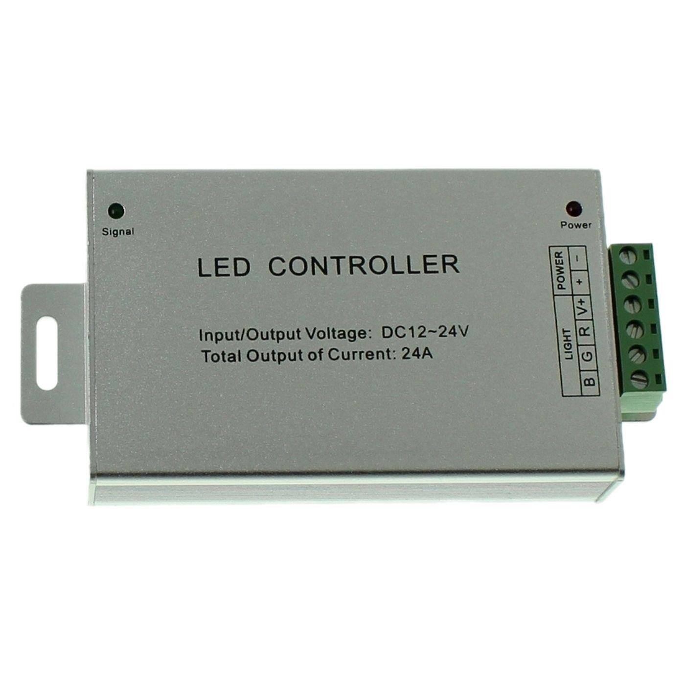 RGB LED 24Key Controller 12...24V 288W 4-Pin; RGB RGB LED 24Key Controller 12...24V 288W 4-Pin; RGB
