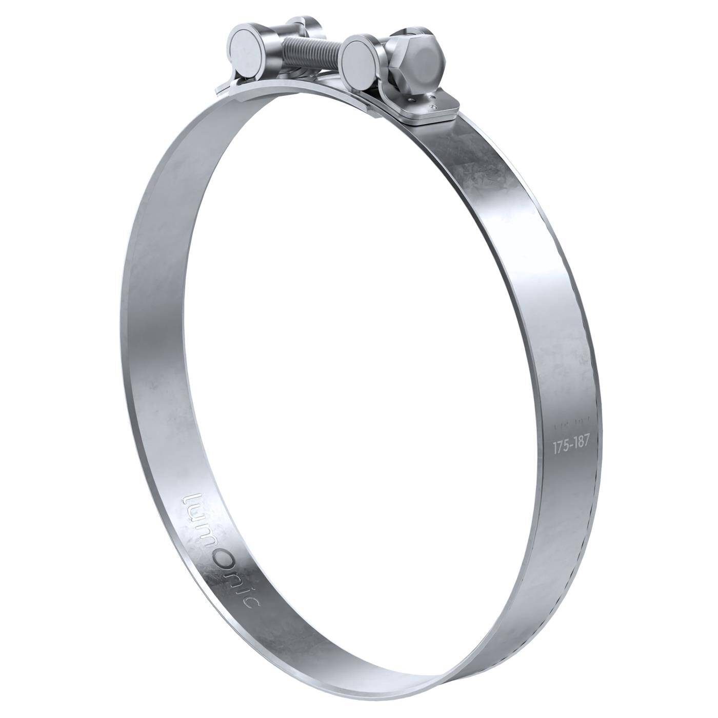 1x Lumonic Gelenkbolzenschelle 175-187mm  Auspuffschelle für Bau PKW LKW
