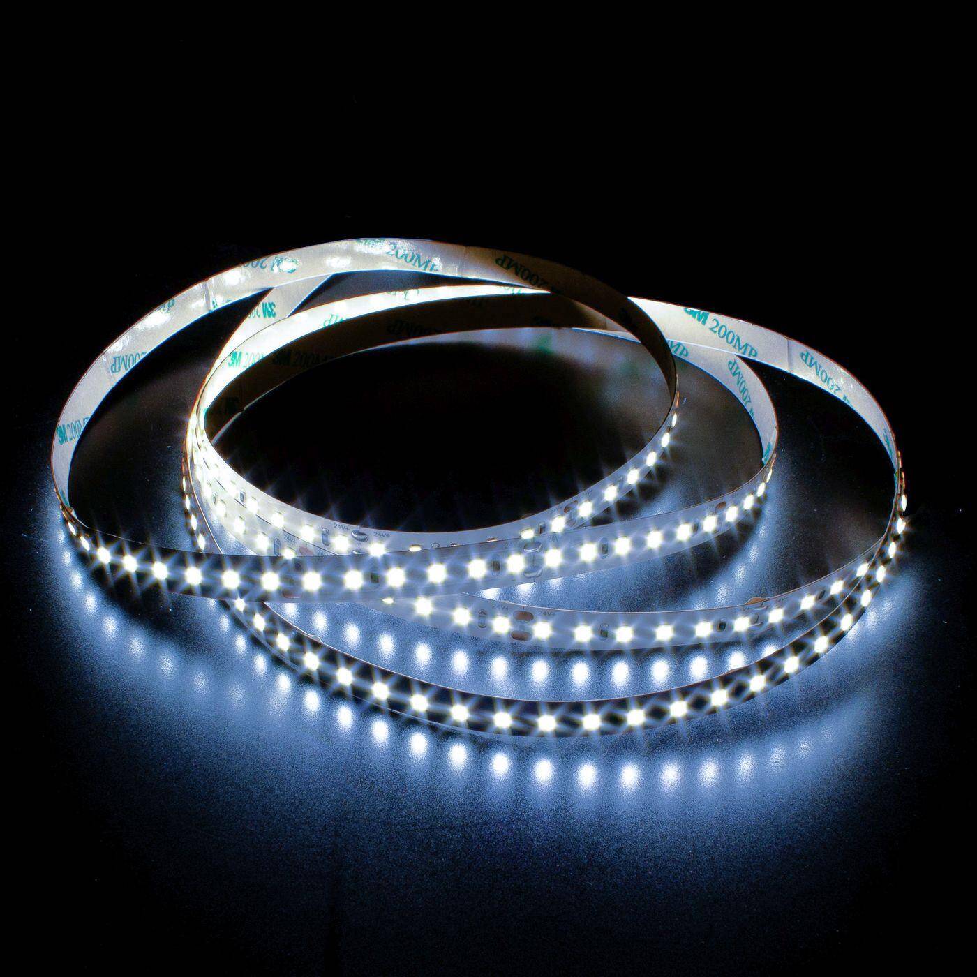 5m (500cm) LED Strip Tape Bar 24V Cold White 6000K IP20 600LEDs 120LED/m SMD2835