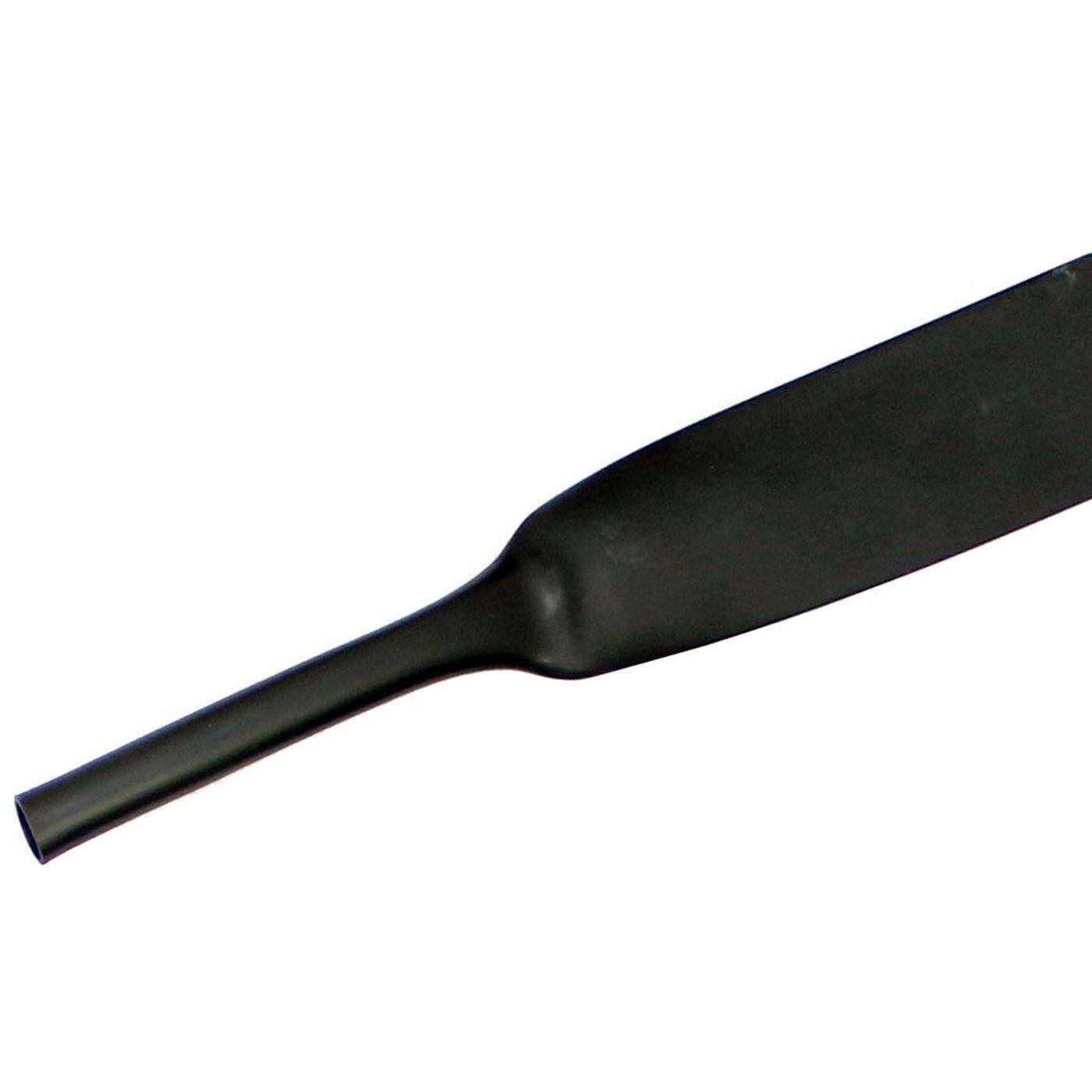 Lumonic Schrumpfschlauch Meterware 3:1 Schwarz - Hier von: 24mm auf 8mm - Dickwandiger Schrumfpschlauch in verschiedenen Größen