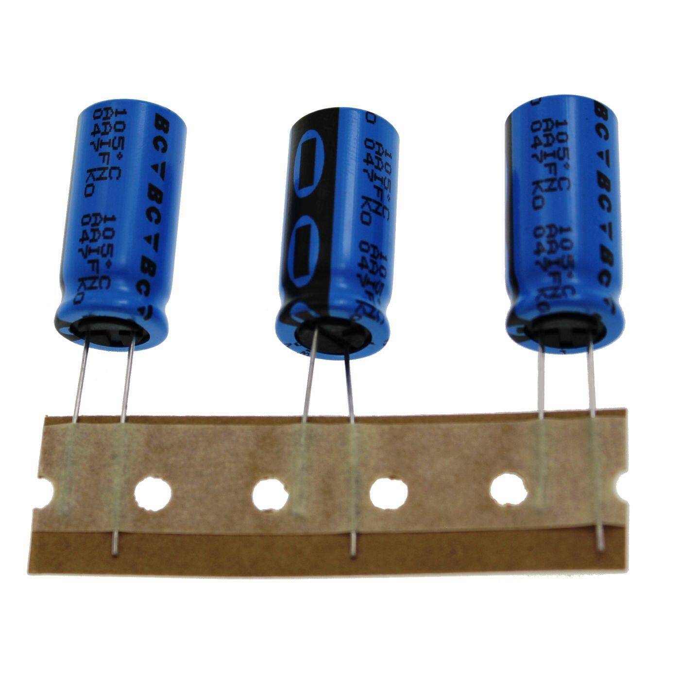 Elko Kondensator Radial 470µF 63V | Elektrolytkondensator bis zu einer Temperatur von 105°C | 12,5x25mm | 470uF 222204738471 Vishay