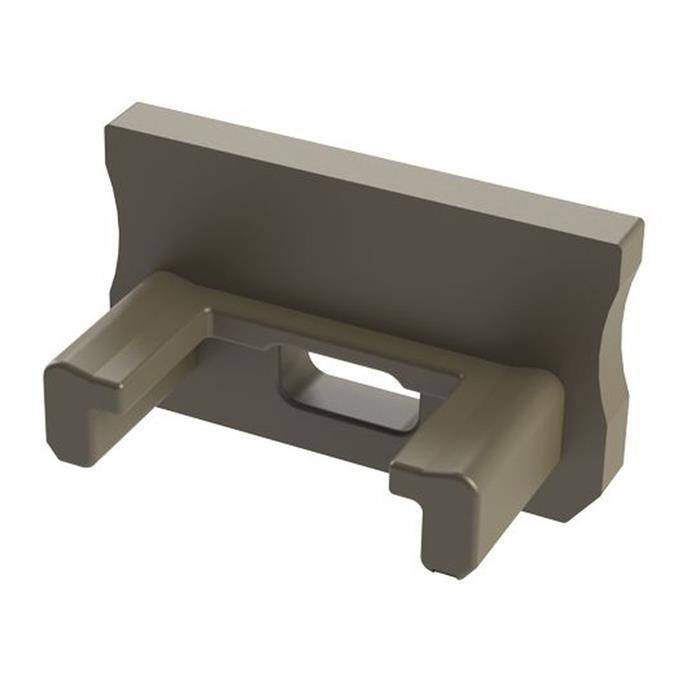 Endkappe für Lumonic Typ A LED Profile Halter Kunststoff Inox Endkappe für Lumonic Typ A LED Profile Halter Kunststoff Inox