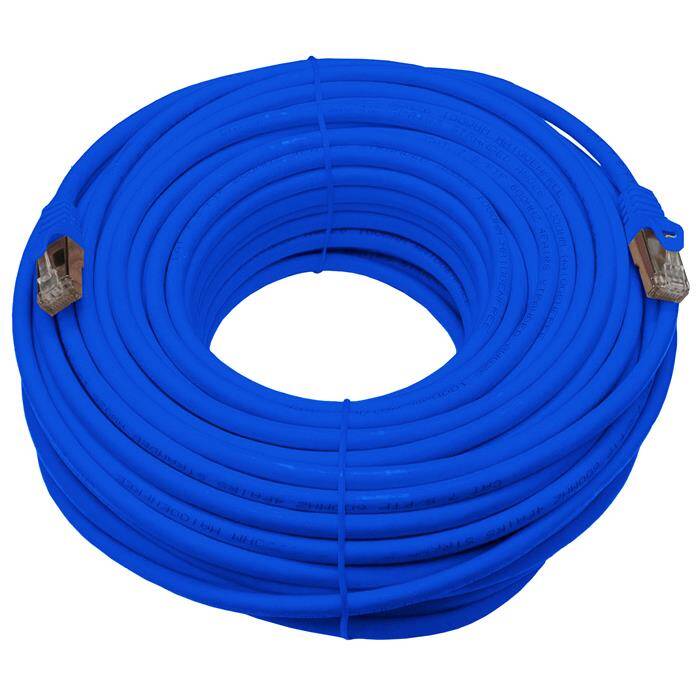 30m RJ-45 Network cable Patch cable CAT7 Blue S/FTP Ethernet DSL LAN CAT.7