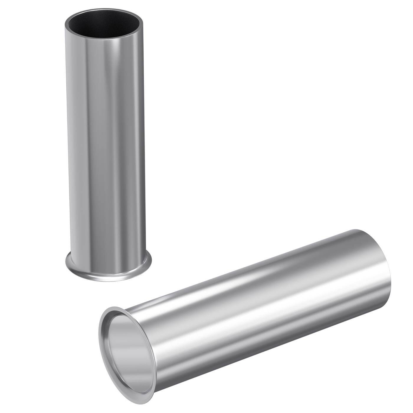 100x Wire end ferrule blank 6mm² Copper tinned 3,5x12mm Sleeve