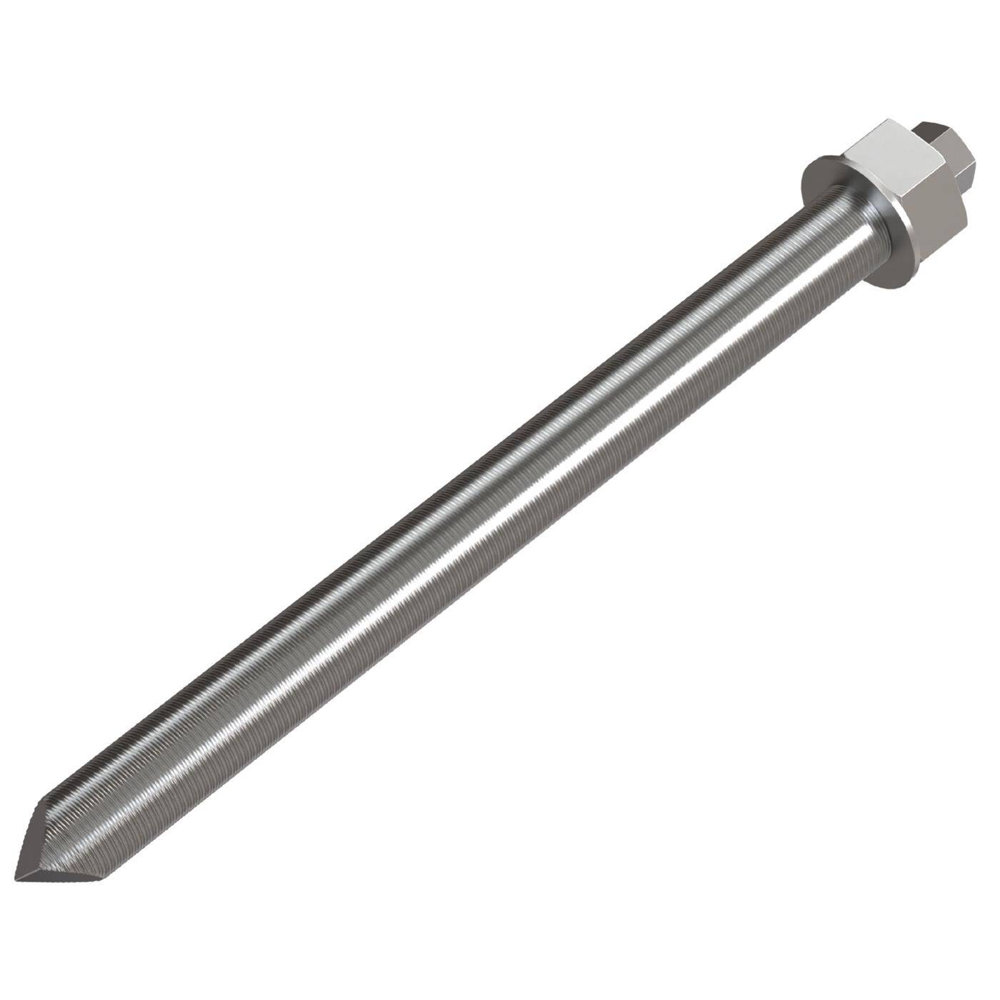 M20 x 260mm Ankerstange Verzinkt Metalldübel Schwerlastdübel Verbundankerstange