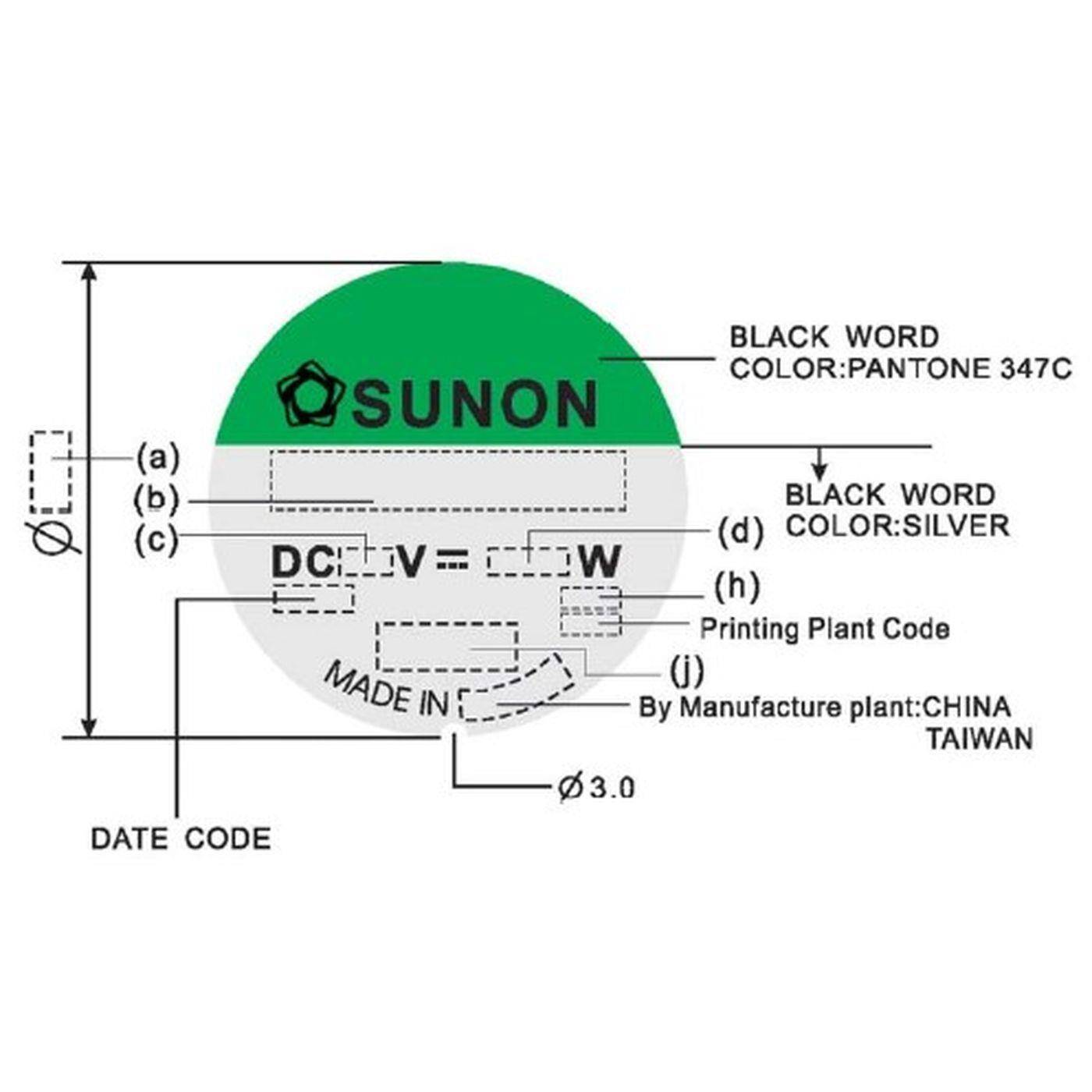 Lüfter 12V DC 0,9W 60x60x25mm 32,7m³/h 3800U/Min 32,7m³/h Sunon EE60251B2-A99