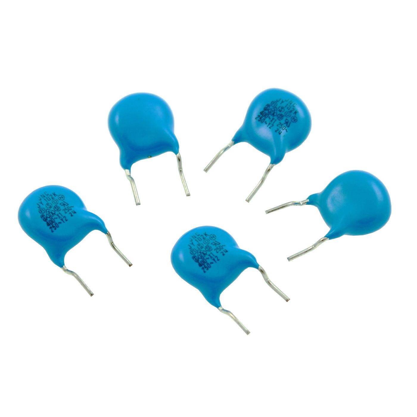 Ceramic Capacitor 1nF 400V AC JNC JY10B102KY74 Y2 d10x5mm 1000pF