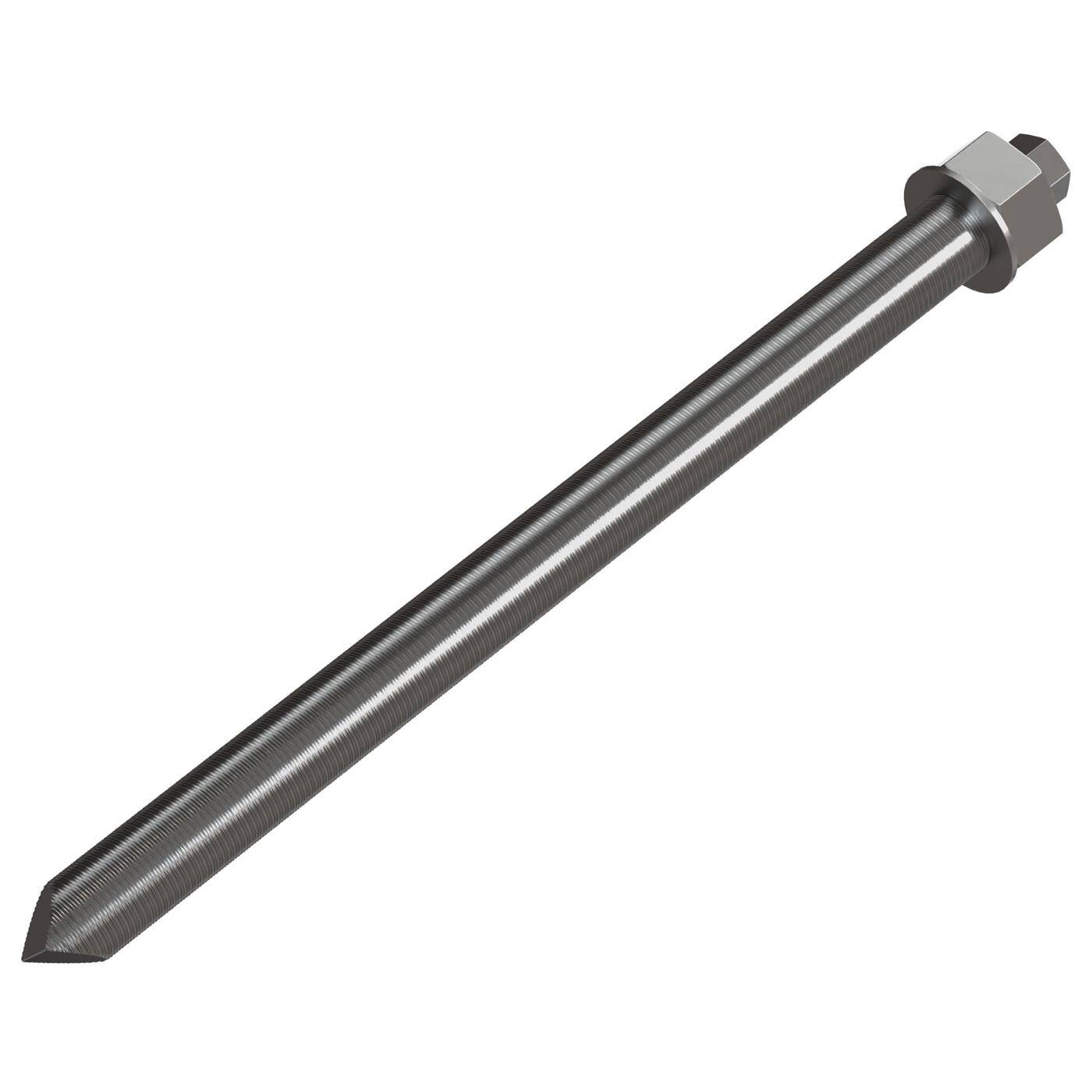 Lumonic Ankerstange M20 x 300 Edelstahl A2 I Zur Verwendung als Keilanker, Metalldübel, Bolzenanker, Blitzdübel I Für verschiedene Arten Durchsteckmontagen