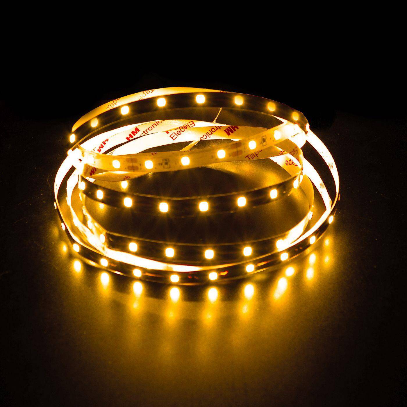 Lumonic LED Strip 5m Gelb LED Leiste 12V IP20 300LEDs 60 LED/m SMD2835 I LED Streifen I LED Stripe 500cm, LED Band, LED Lichtband
