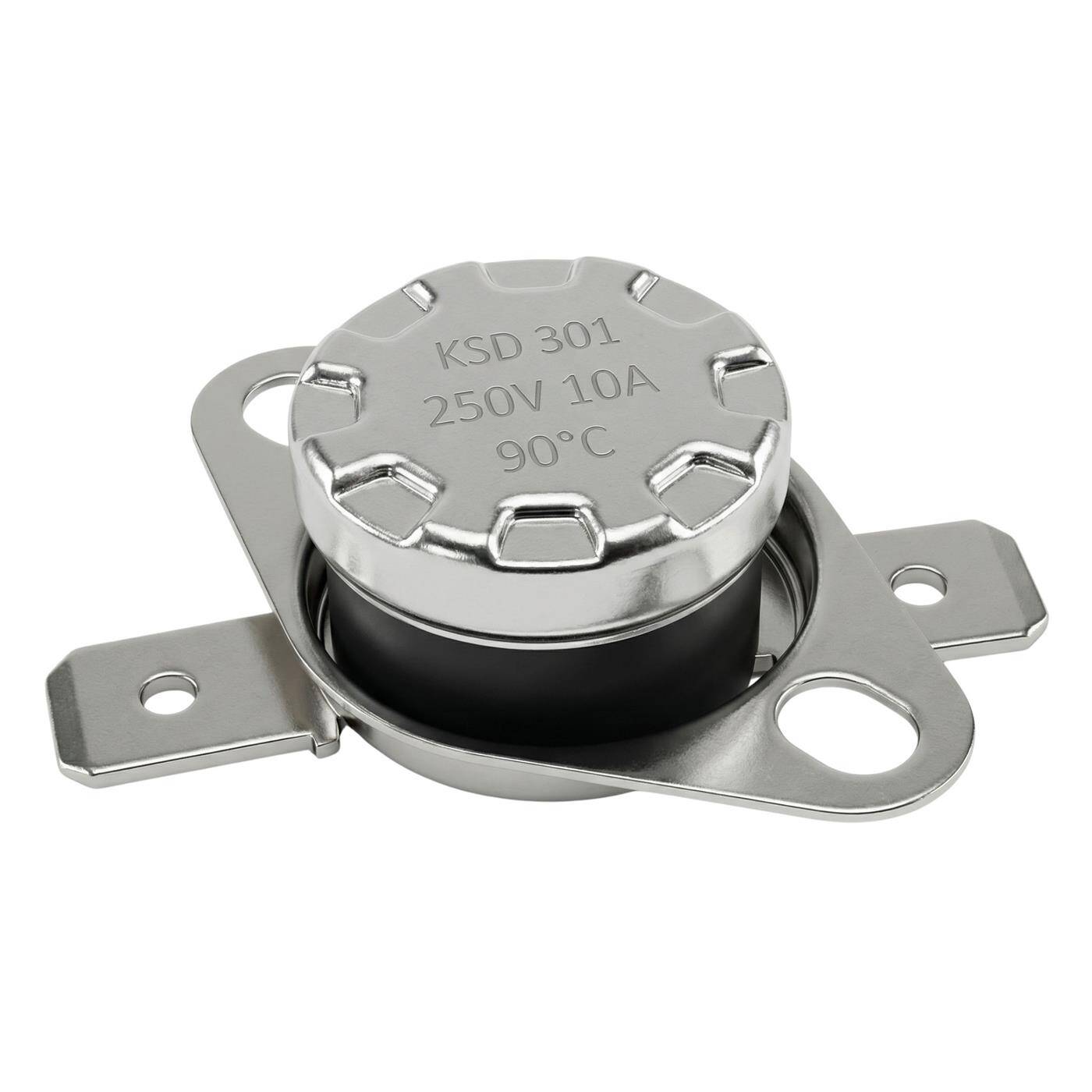 Thermoschalter 90°C Schließer 250V 10A Temperaturschalter Thermostat KSD301 Bimetall Thermoschutz