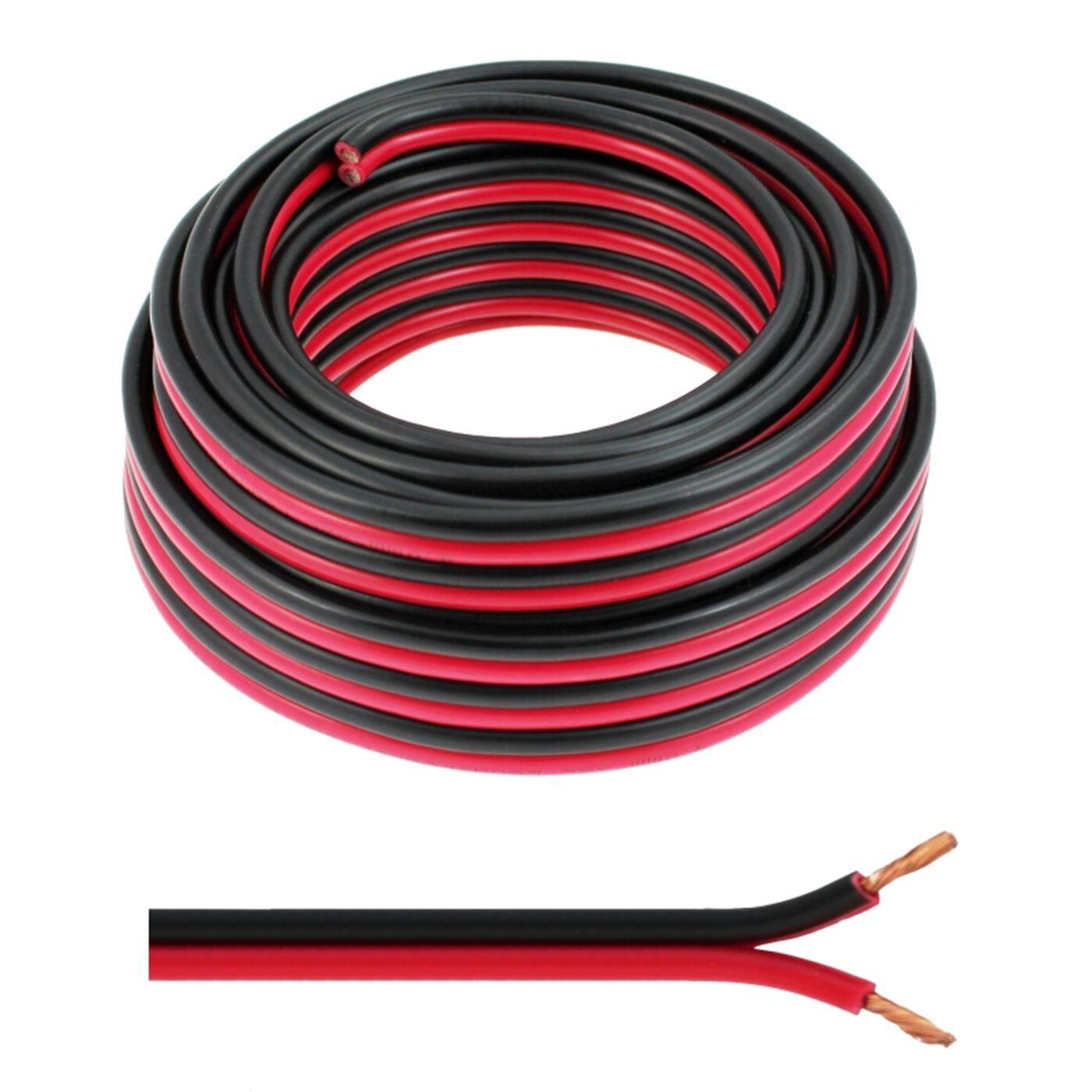10m Lautsprecherkabel 2x 4mm² Rot Schwarz Audiokabel Boxenkabel 10m Lautsprecherkabel 2x 4mm² Rot Schwarz Audiokabel Boxenkabel