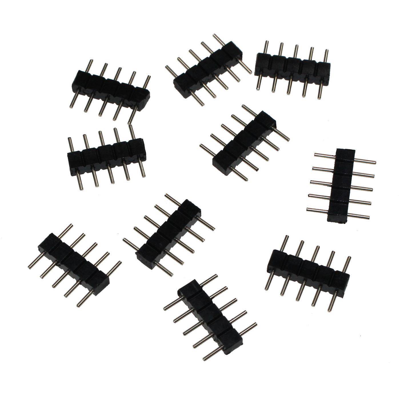 10x RGBW LED Steckbrücke 5 Pin Steckverbinder 13x3mm Adapter Kupplung 10x RGBW LED Steckbrücke 5 Pin Steckverbinder 13x3mm Adapter Kupplung