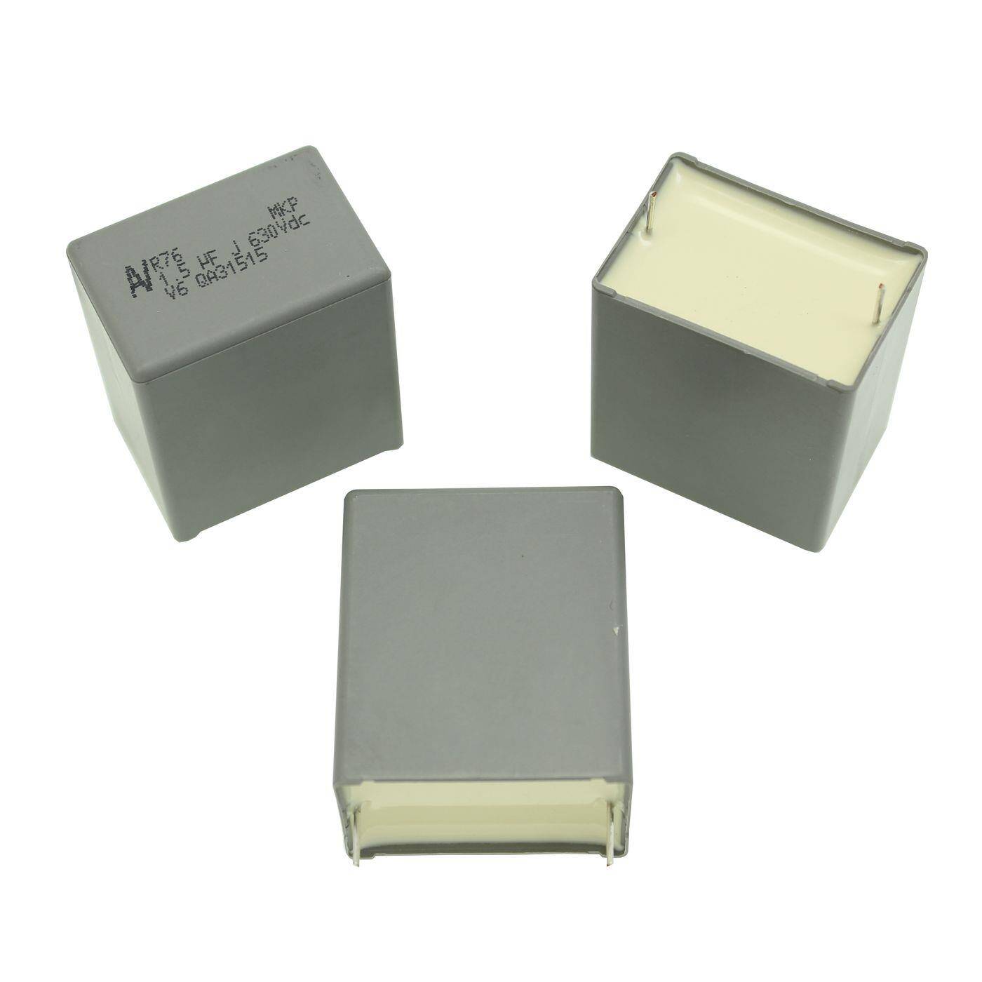 Arcotronics MMKP Folien Kondensator | 1,5µF 630V DC I 2-Pin Anschluss I 2-Pin I 1,5uF, 1500nF I Kondensator für Frequenzweichen von Lautsprechern oder zur Entstörung von elektrischen Geräten
