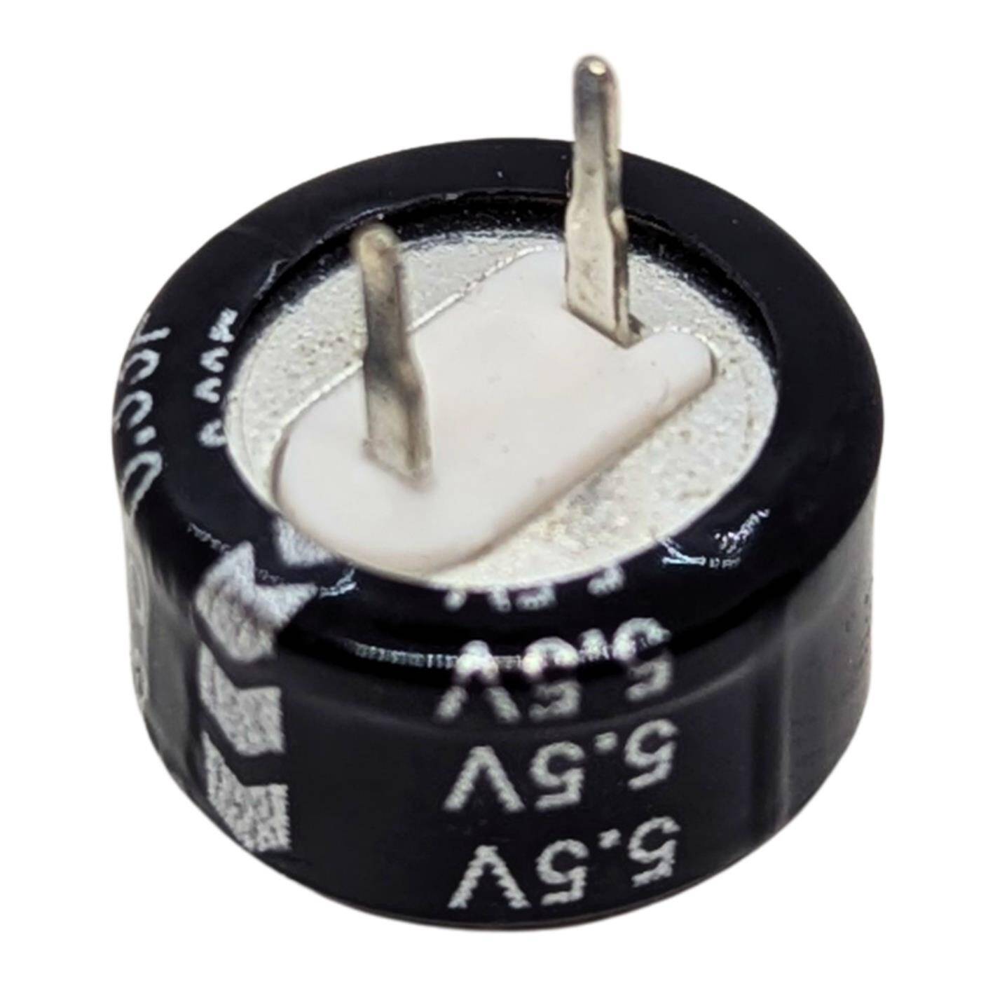 Lumonic Supercap 0,33F 5,5V C-Type | EDLC for direct use, high capacity | 5.5V monoblock - no balancing necessary | Flicker protection, backup, PLC, heating