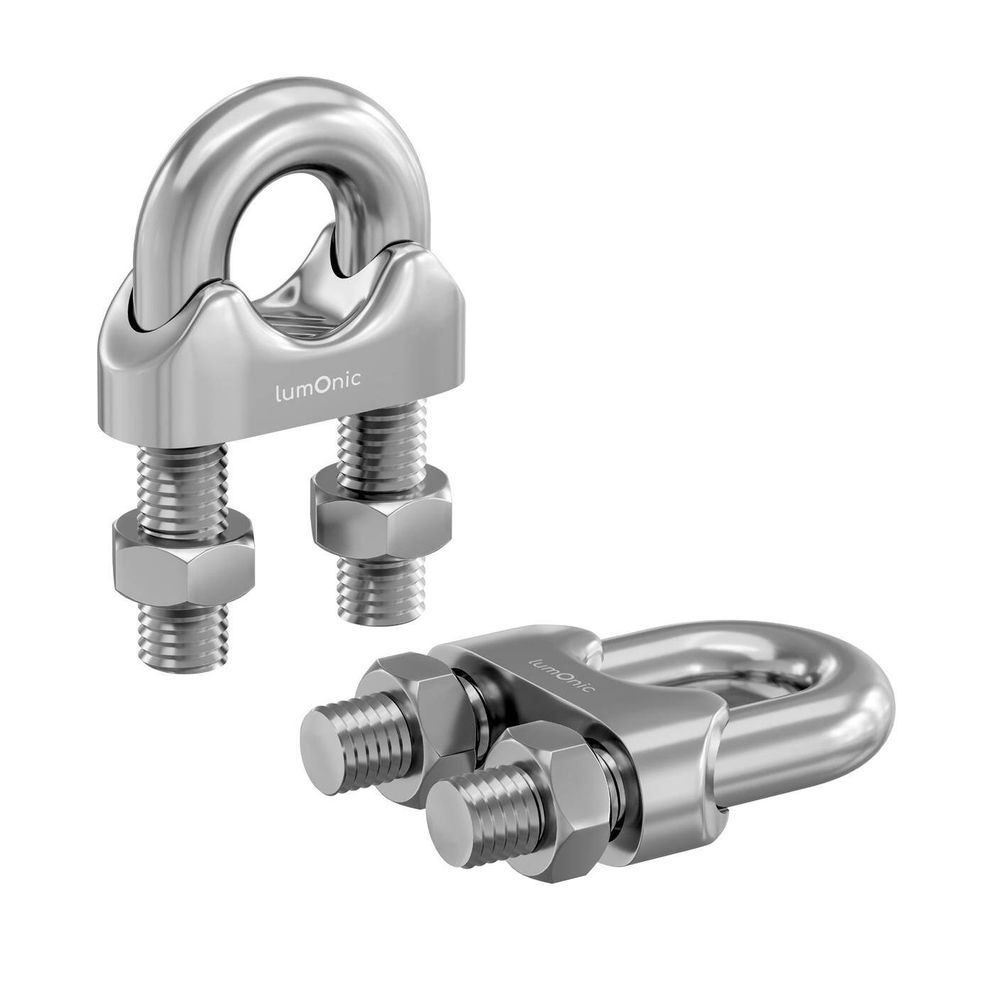 Drahtseilklemme Bügelklemme Edelstahl V4A 316 8mm Seilklemme Drahtklemme