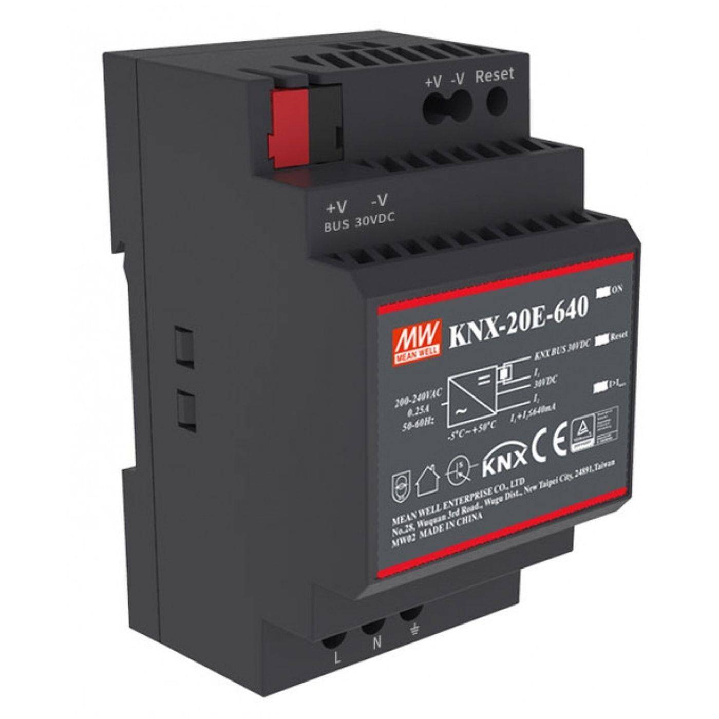 KNX-20E-640 19,2W 640mA 30V LED Netzteil KNX Trafo Treiber KNX-20E-640 19,2W 640mA 30V LED Netzteil KNX Trafo Treiber