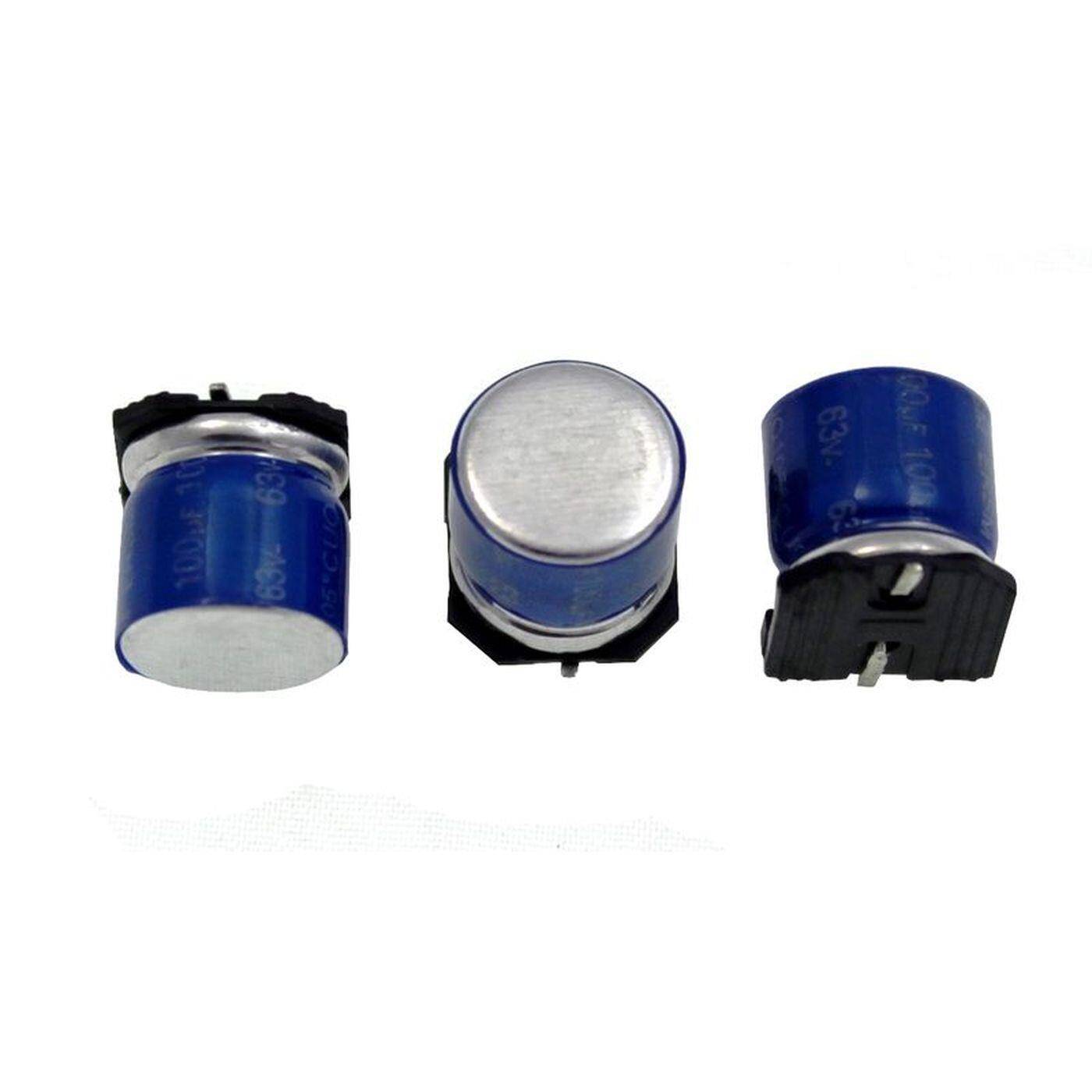 SMD Elko Kondensator 100µF 63V 105°C 10,2x10mm ERSM331 100uF SMD Elko Kondensator 100µF 63V 105°C 10,2x10mm ERSM331 100uF