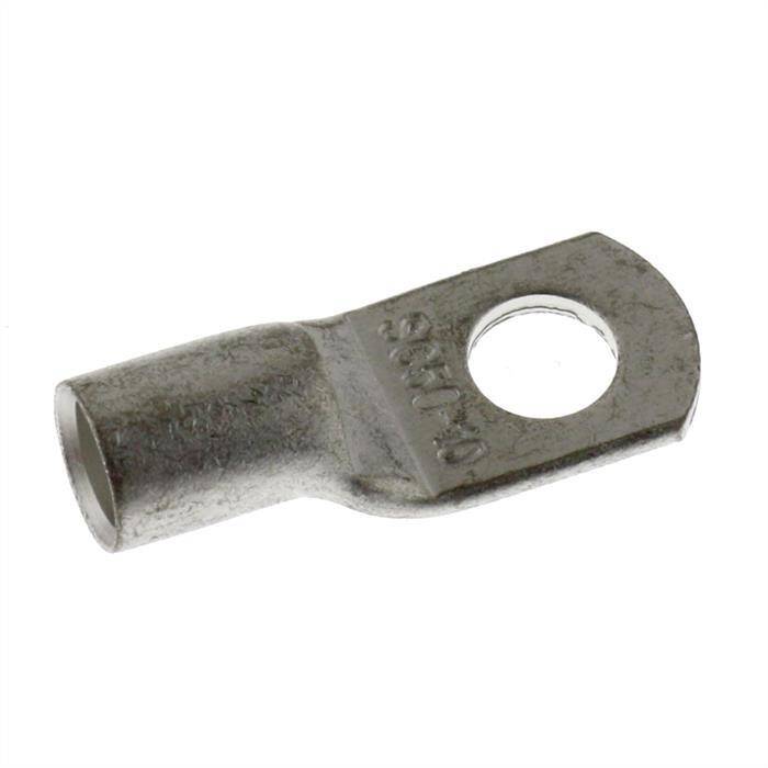 Rohrkabelschuh blank 50mm² Lochdurchmesser M10 Ringzunge Kupfer verzinnt