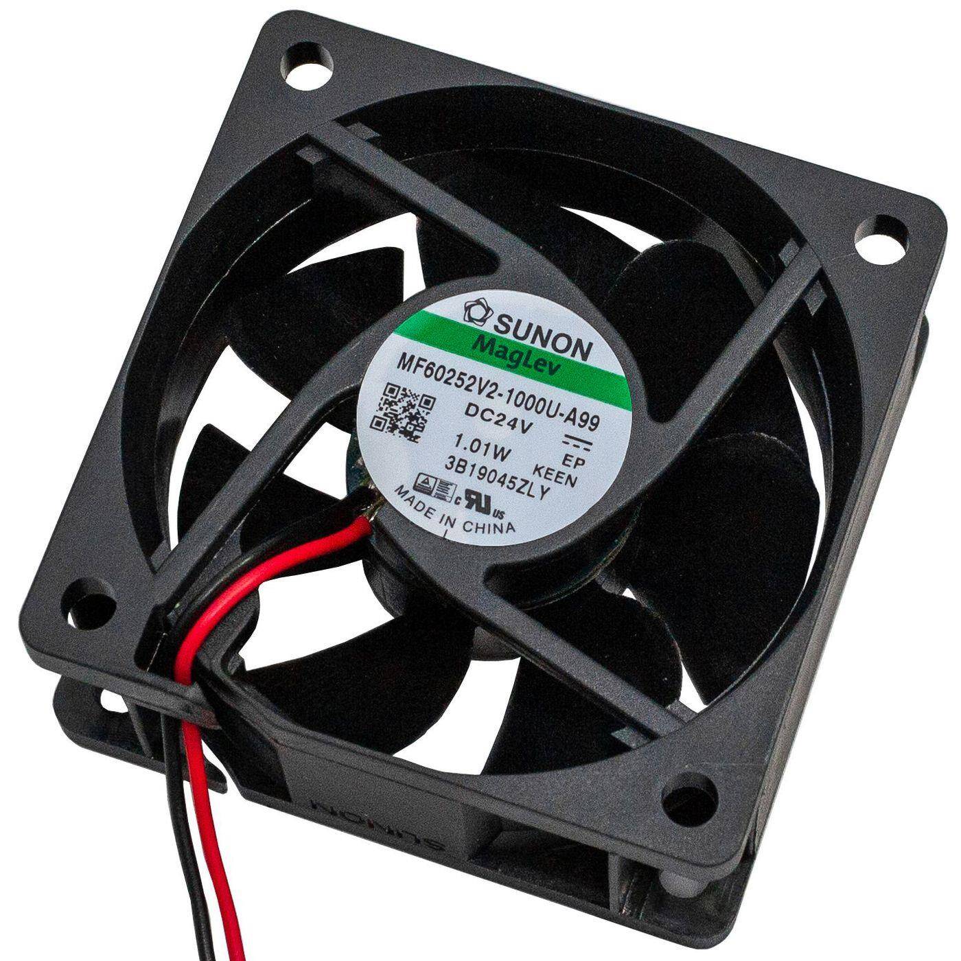 Fan 24V DC 0,72W 60x60x25mm 32,8m³/h 3800U/Min 32,8m³/h Sunon MF60252V21000UA99
