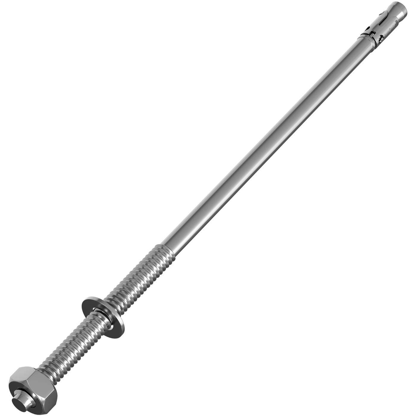 Lumonic Schwerlastdübel M12 x 325mm | hochwertige Keilanker verzinkt | Durchsteckmontage, SOFORT BELASTBAR | Betonanker, Schwerlastanker | für Überdachungen, Geländer, Regale, Trennwände